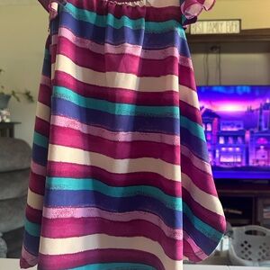 Striped Multicolor Women's Skirt